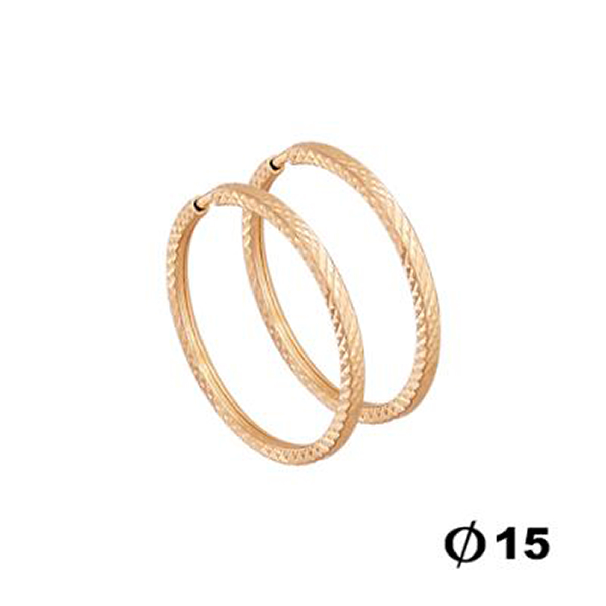 Серьги конго (Au 585) 08-62-0104-01