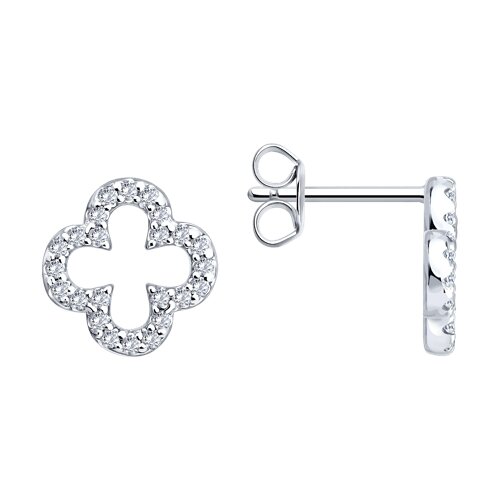 Серьги пусеты (Ag 925) 94026360-91