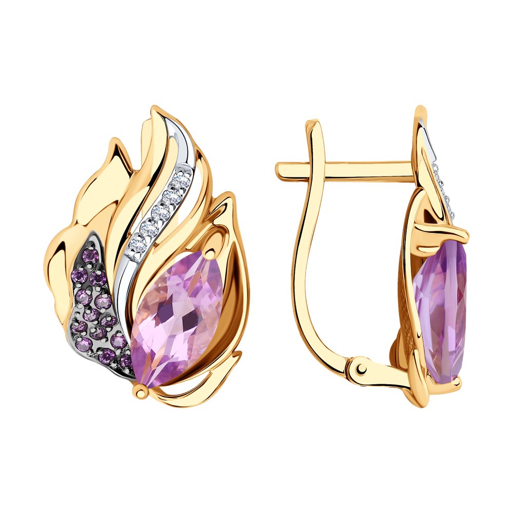 Серьги (Au 585) 727740