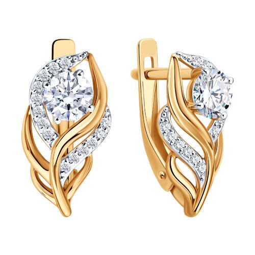 Серьги (Au 375) 0200801-4