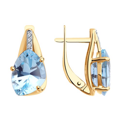 Серьги (Au 585) 728488