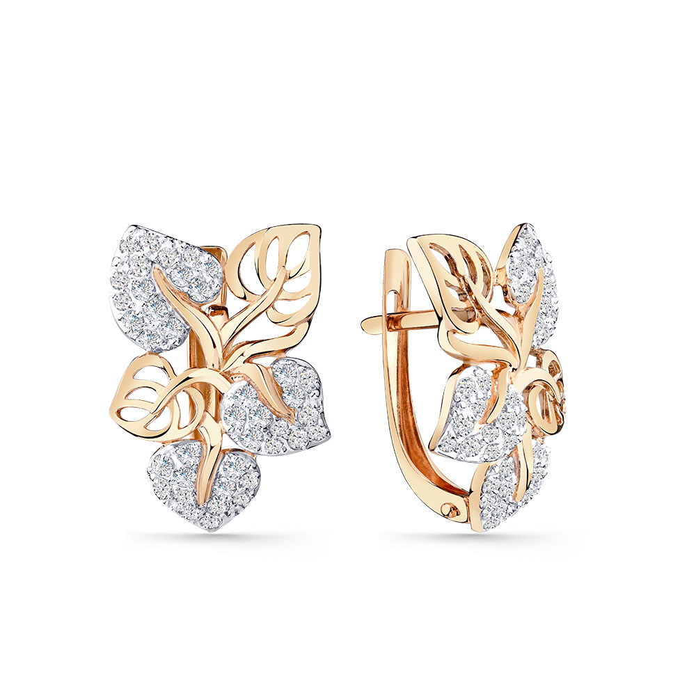 Серьги (Au 585) 002-0782-0001-011