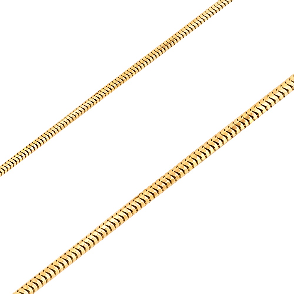 Цепь золотая снейк (Au 585) Ц106л