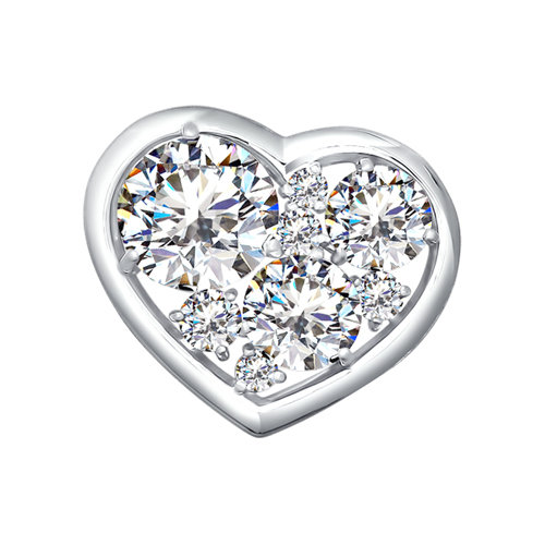 Подвеска сердце (Ag 925) 94030103