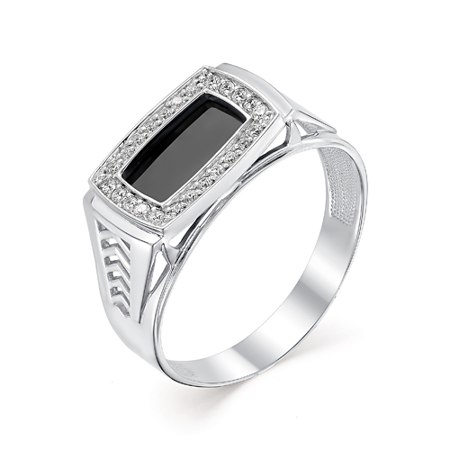 Кольцо печатка (Ag 925) ПМ-002