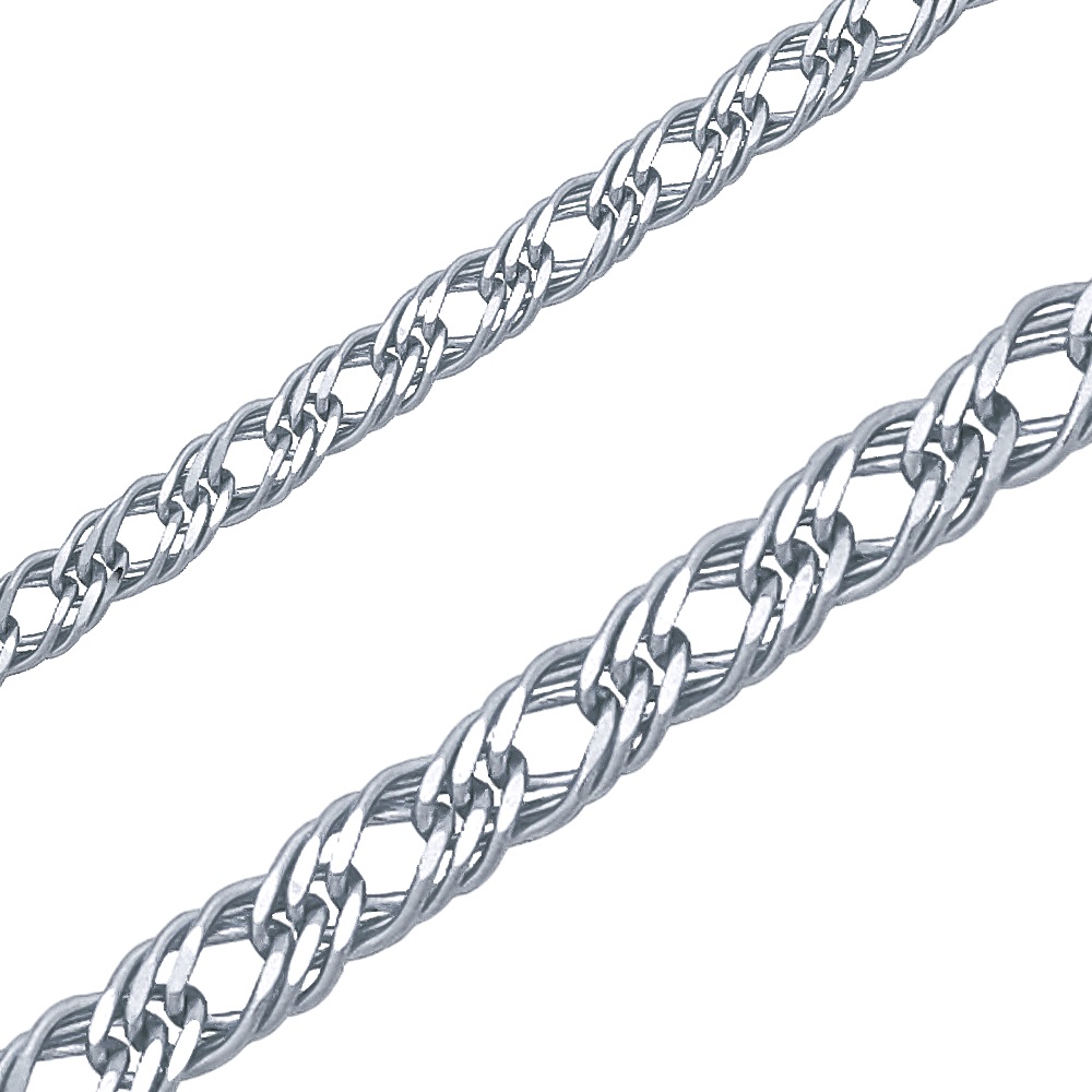 Цепь ромб тройной (Ag 925) РТр 050-50