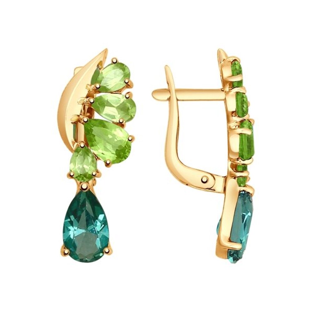 Серьги (Au 585) 724703