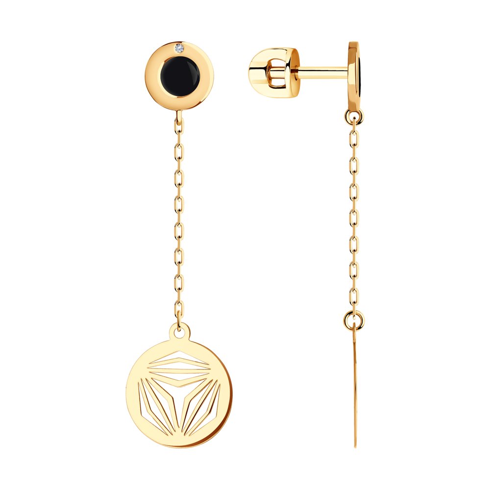 Серьги (Au 585) 029588