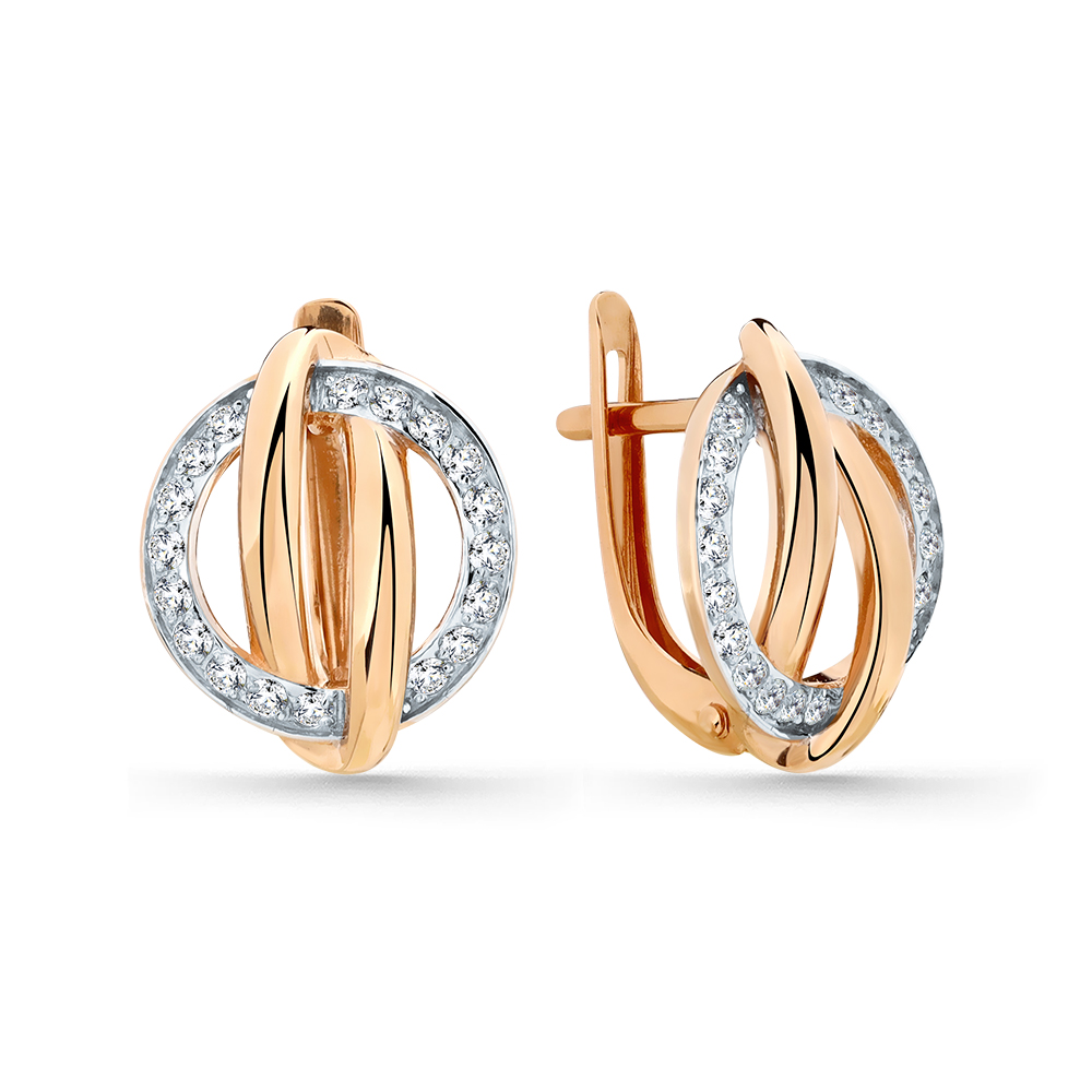 Серьги (Au 585) 002-0853-0001-011