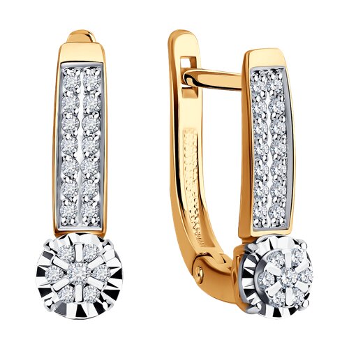 Серьги (Au 585) 1022144