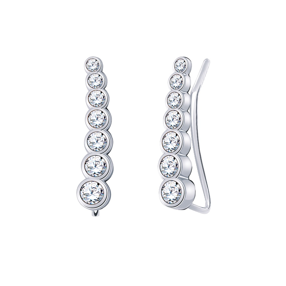 Серьги каффы (Au 585) б20393