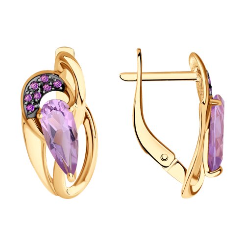 Серьги (Au 585) 728083