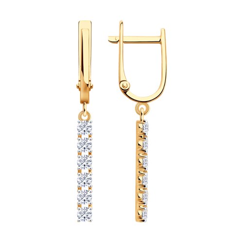 Серьги (Au 585) 0200773