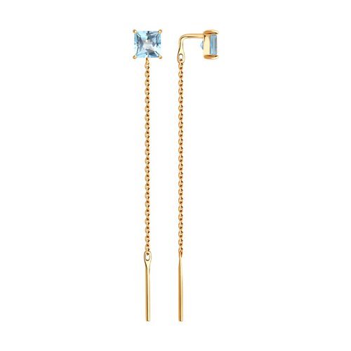 Серьги продевки (Au 585) 729160