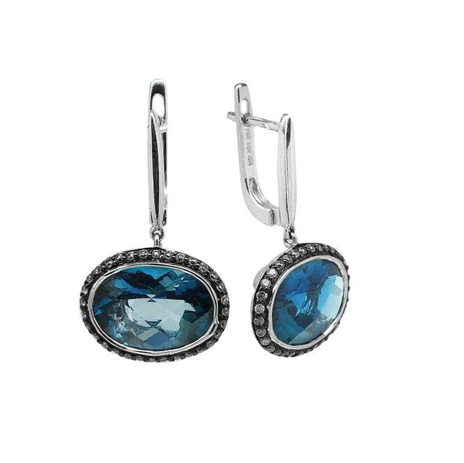 Серьги (Au 585) 0914 GW8-356