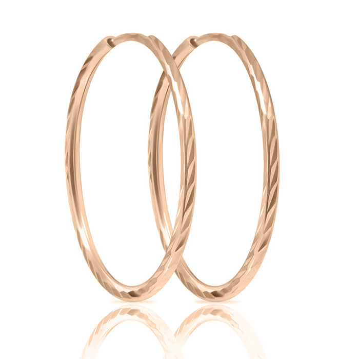 Серьги конго (Au 585) А 021003