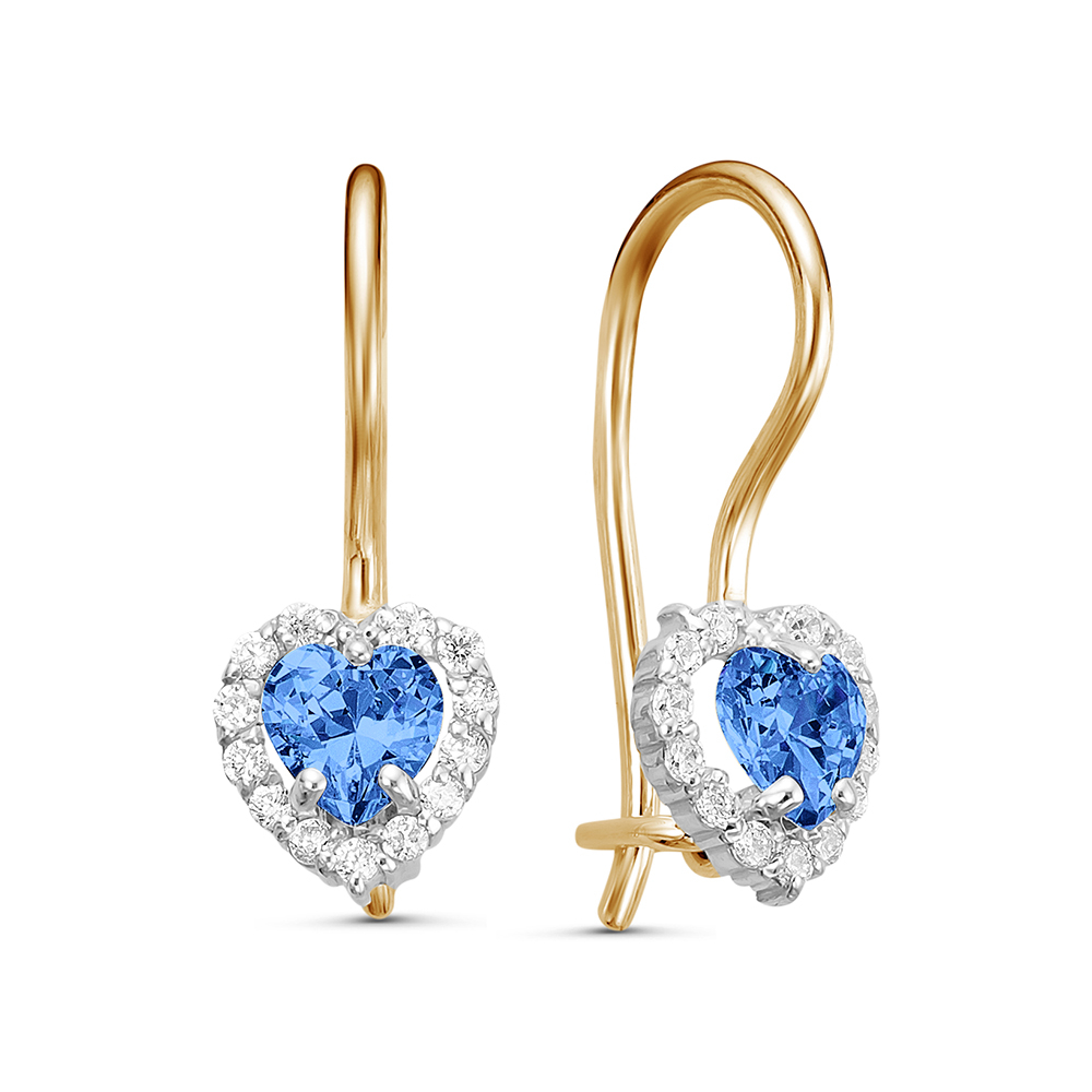 Серьги (Au 585) 122476-6