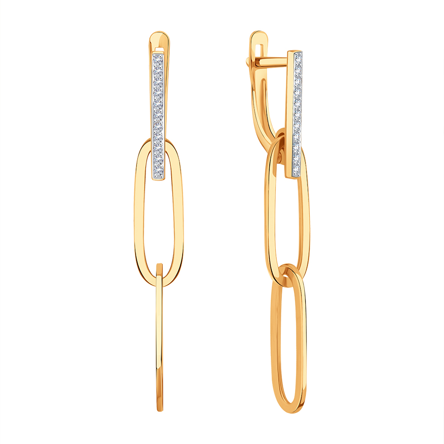 Серьги (Au 585) Т14702В612