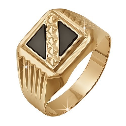 Кольцо печатка (Au 585) 1100641ак