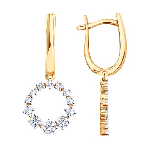 Серьги (Au 585) 0200745