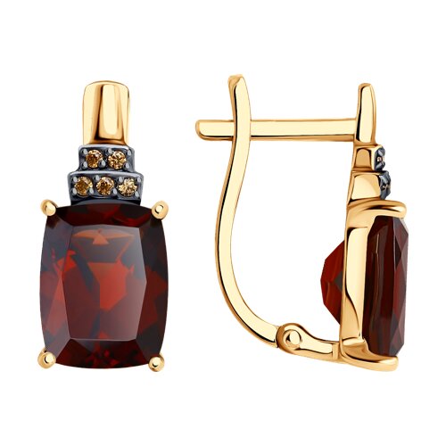 Серьги (Au 585) 728246