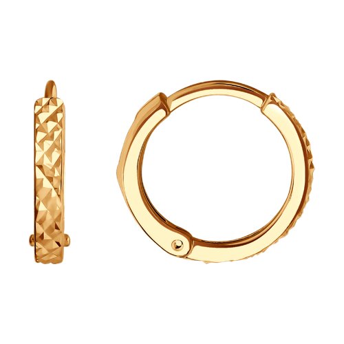 Серьги конго (Au 585) 029819