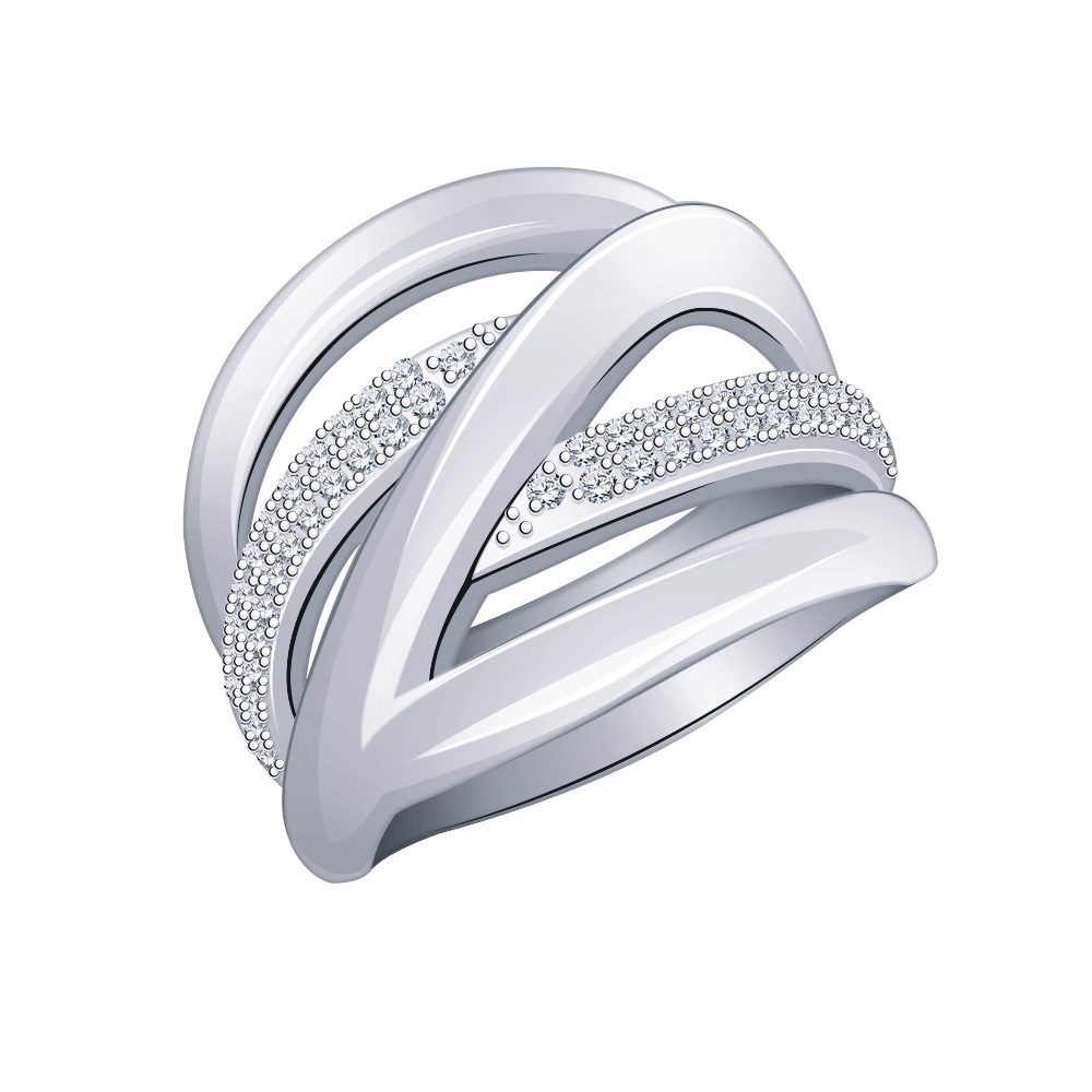 Кольцо (Ag 925) 10719-925