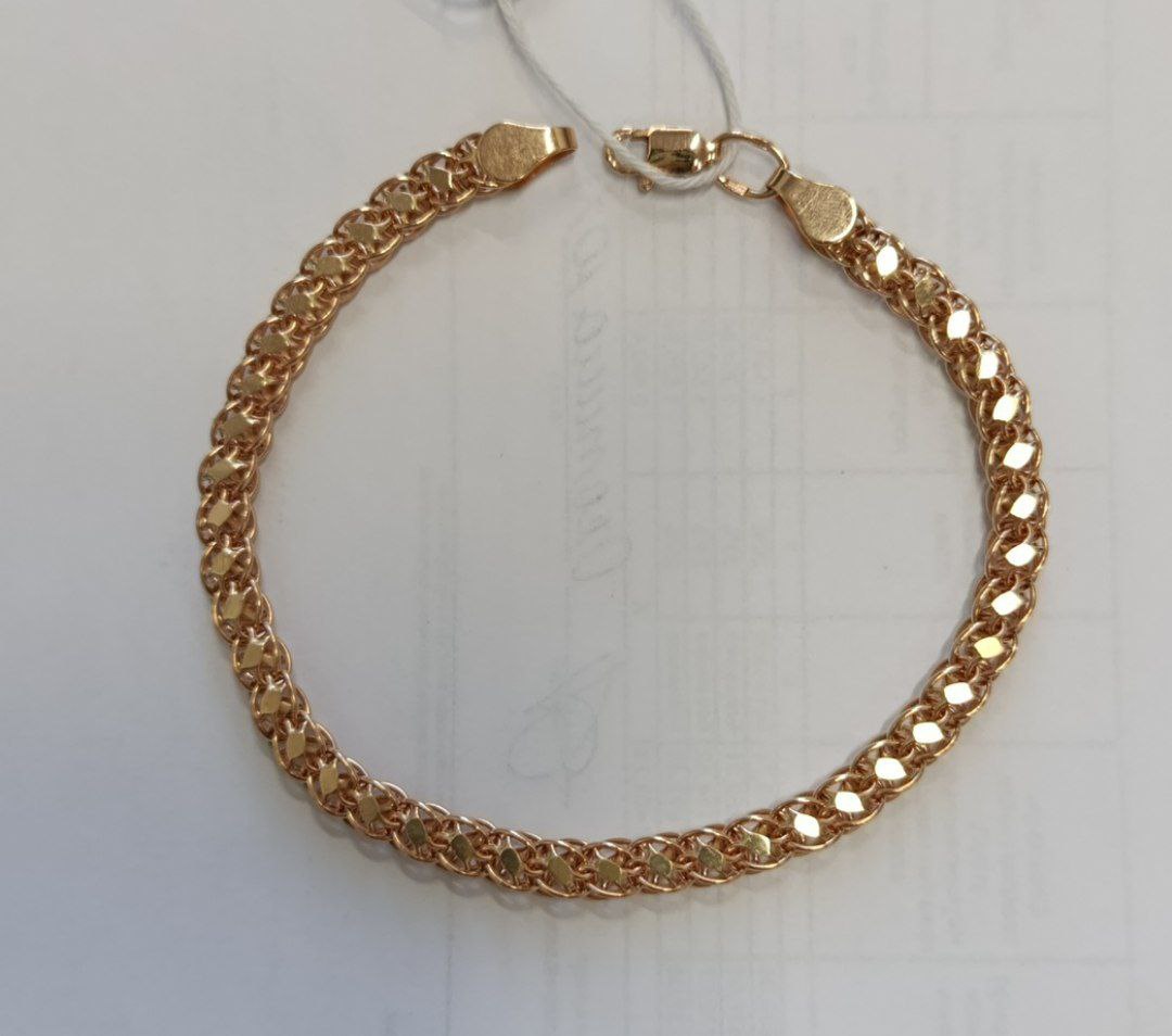 Браслет кайзер (Au 585) Б060