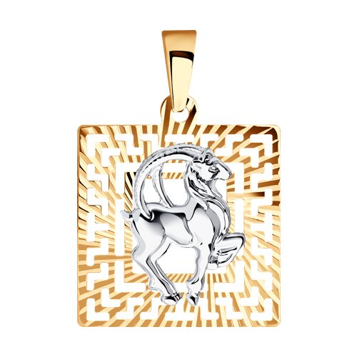 Подвеска знак зодиак козерог (Au 585) 032229