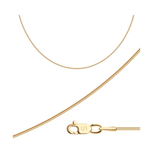 Цепь снейк (Au 585) Ц106-1