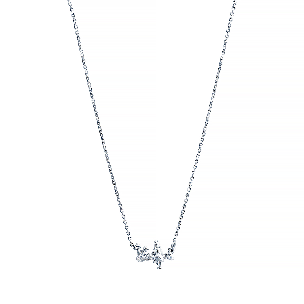 Колье (Ag 925) Ch380-4-385-18 Ч
