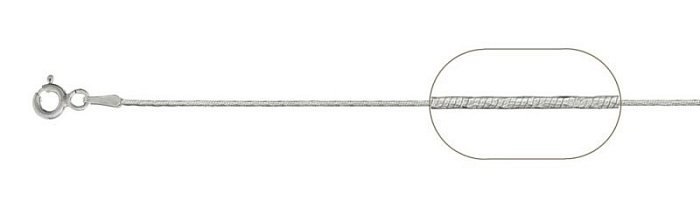 Цепь снейк (Ag 925) TD02016L-Rd