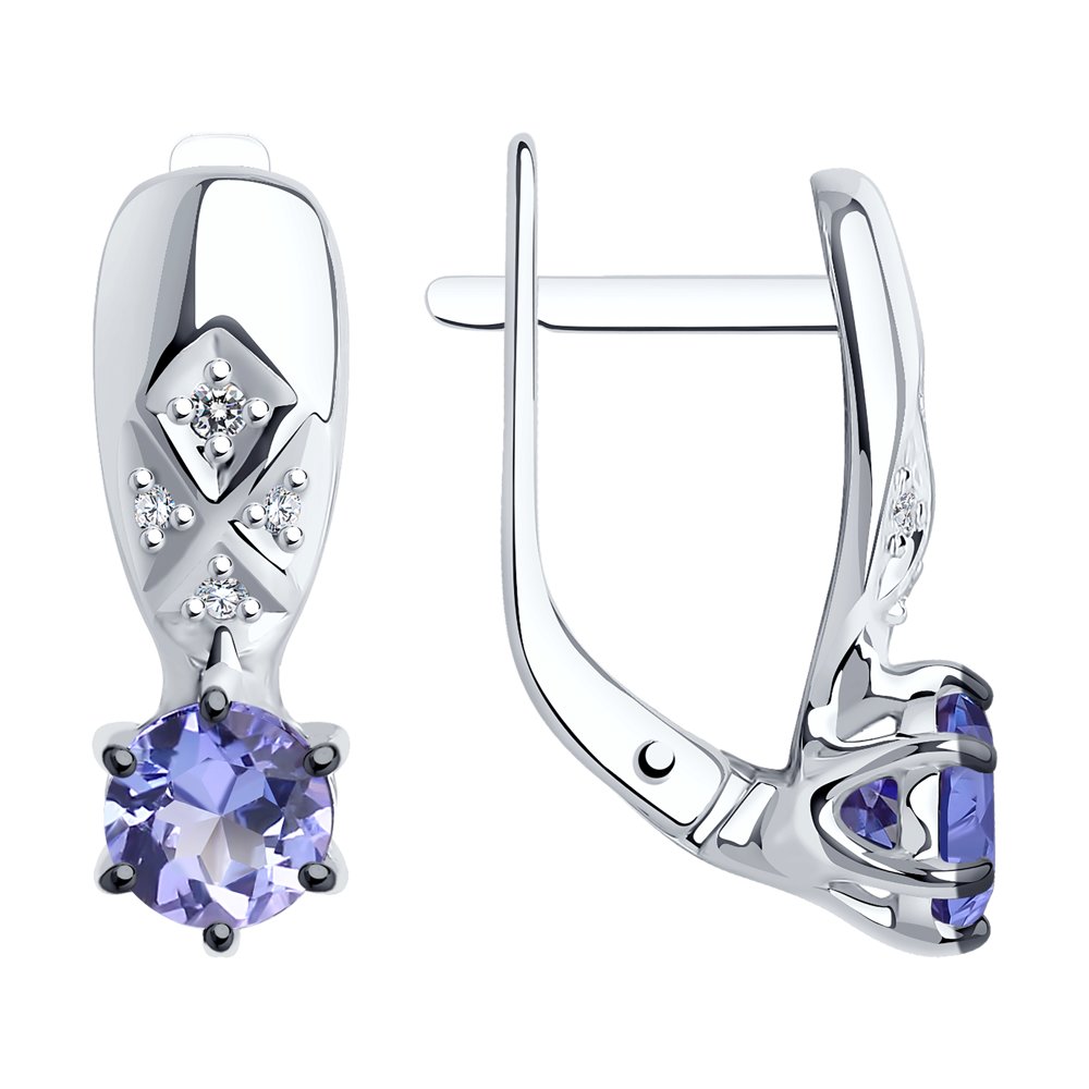 Колье из золота, корунд синт., Розовое золото