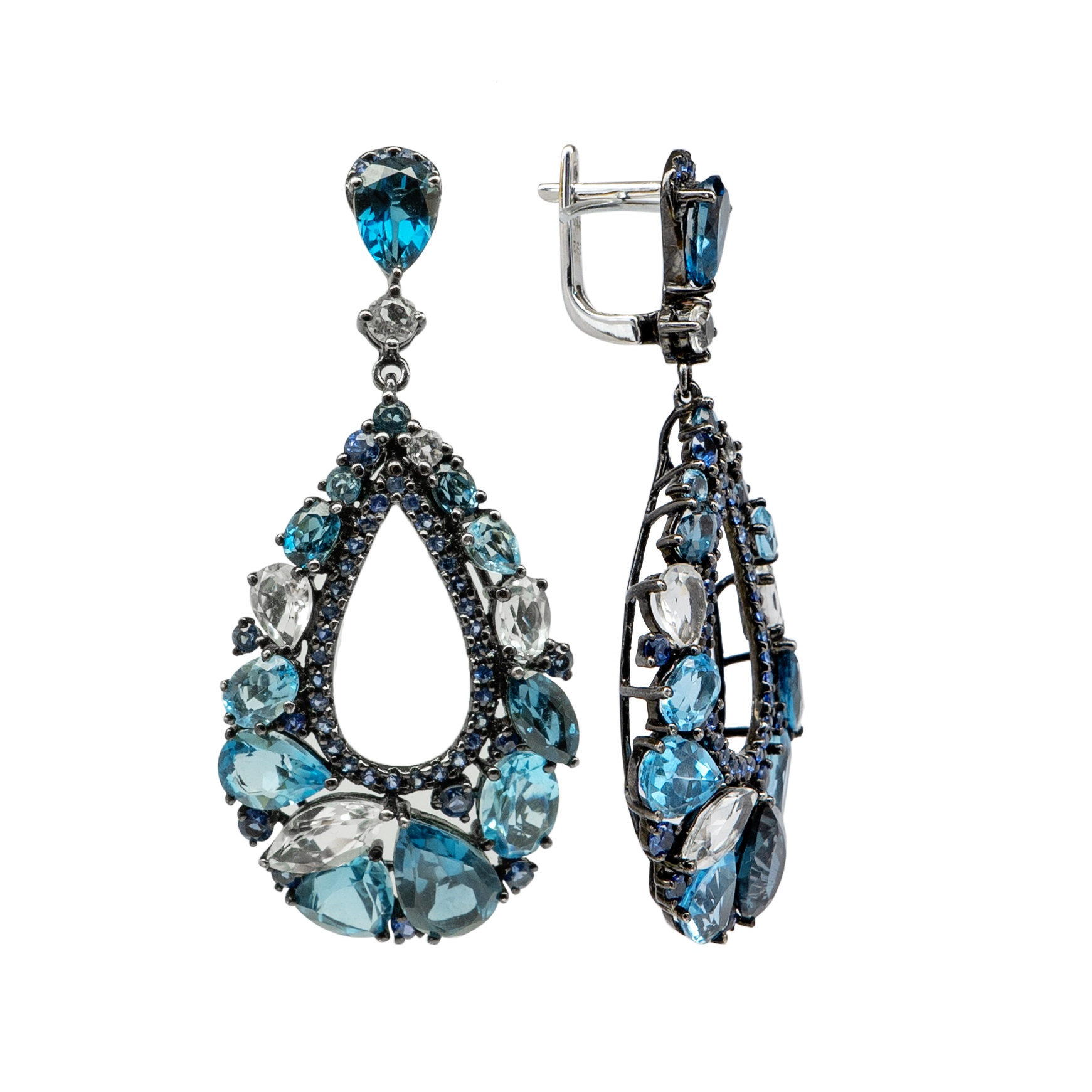 Серьги (Au 585) 1112 GWu7-135-1