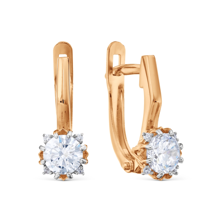 Серьги золотые (Au 585) Т14202Б931