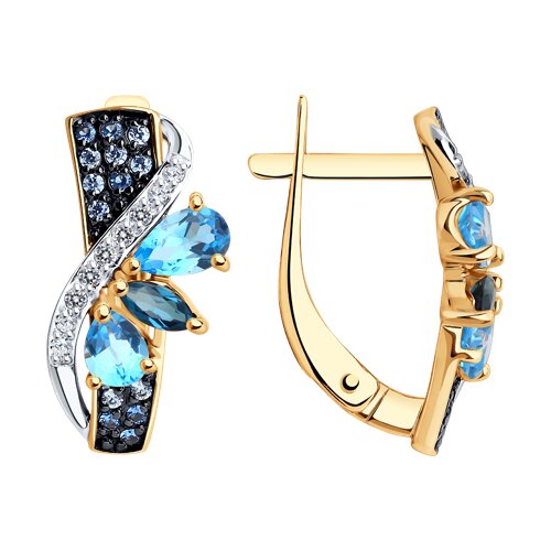 Серьги (Au 585) 728307