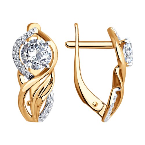 Серьги (Au 585) 027463