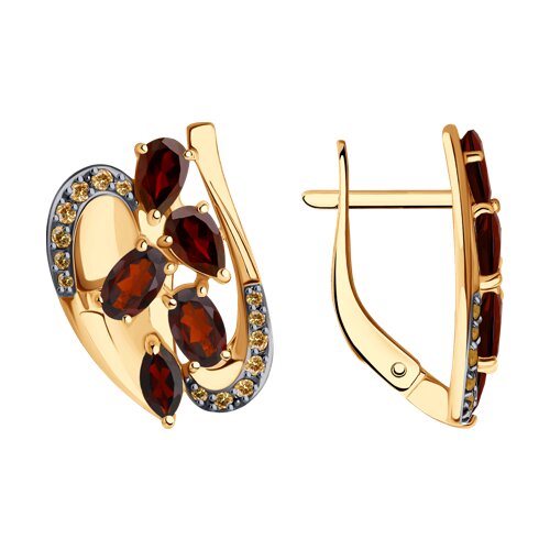 Серьги (Au 585) 728066