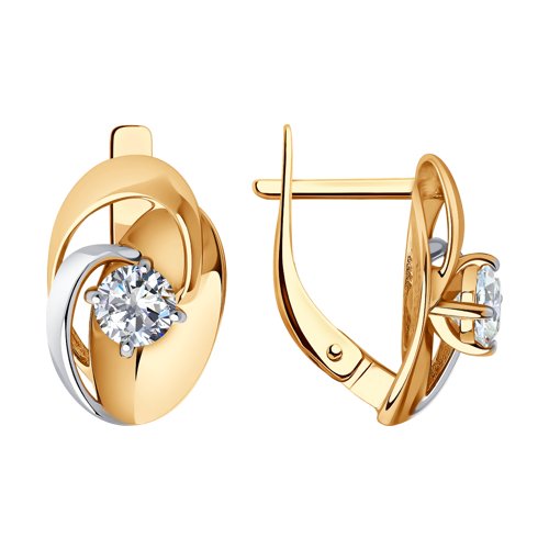 Серьги (Au 585) 028936