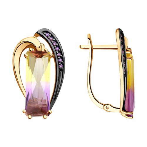 Серьги (Au 585) 726079