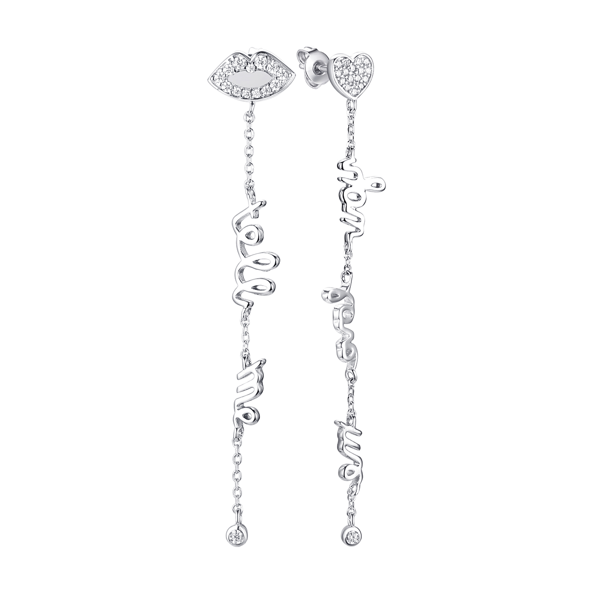 Серьги (Ag 925) CZ-E03129-X-W-X-X-W