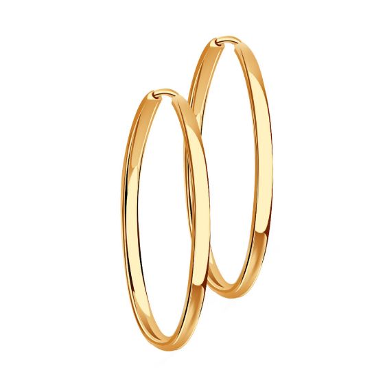 Серьги конго (Au 585) 021084