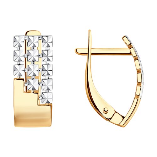 Колье из золота, корунд синт., Розовое золото