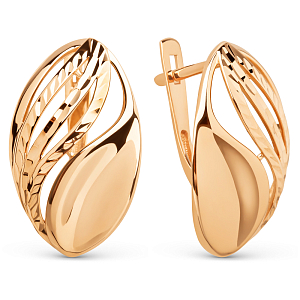 Серьги (Au 585) 025852-1010