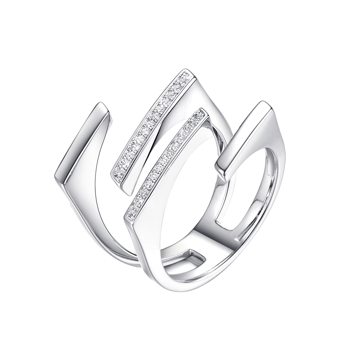 Кольцо (Ag 925) SL-R03093-X-W-X-X-W