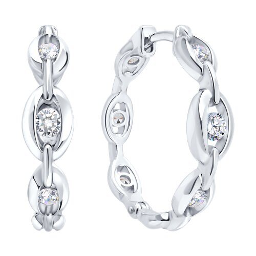 Серьги конго (Ag 925) 94027343