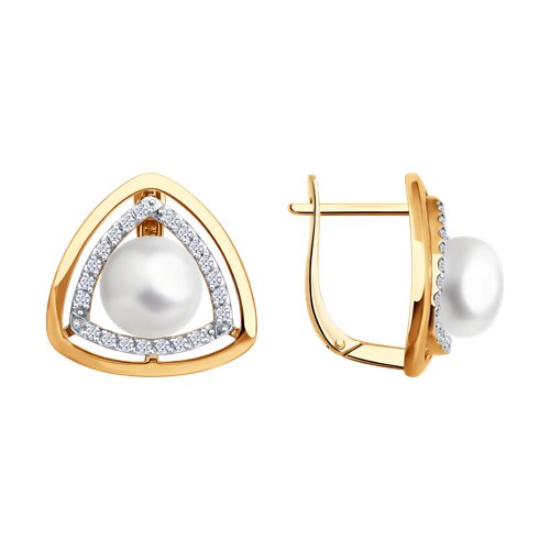 Серьги (Au 585) 792478