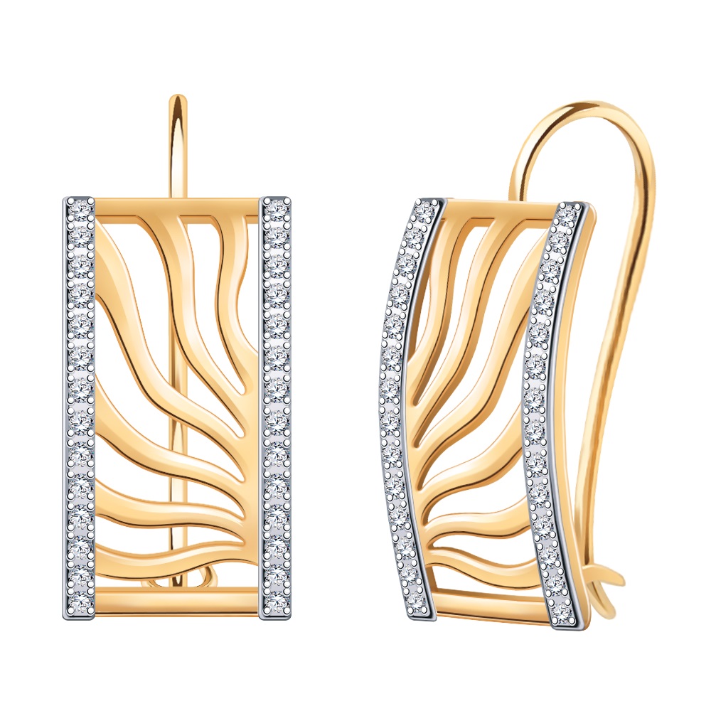 Серьги (Au 585) 21369