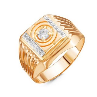 Кольцо печатка (Ag 925) сп040558