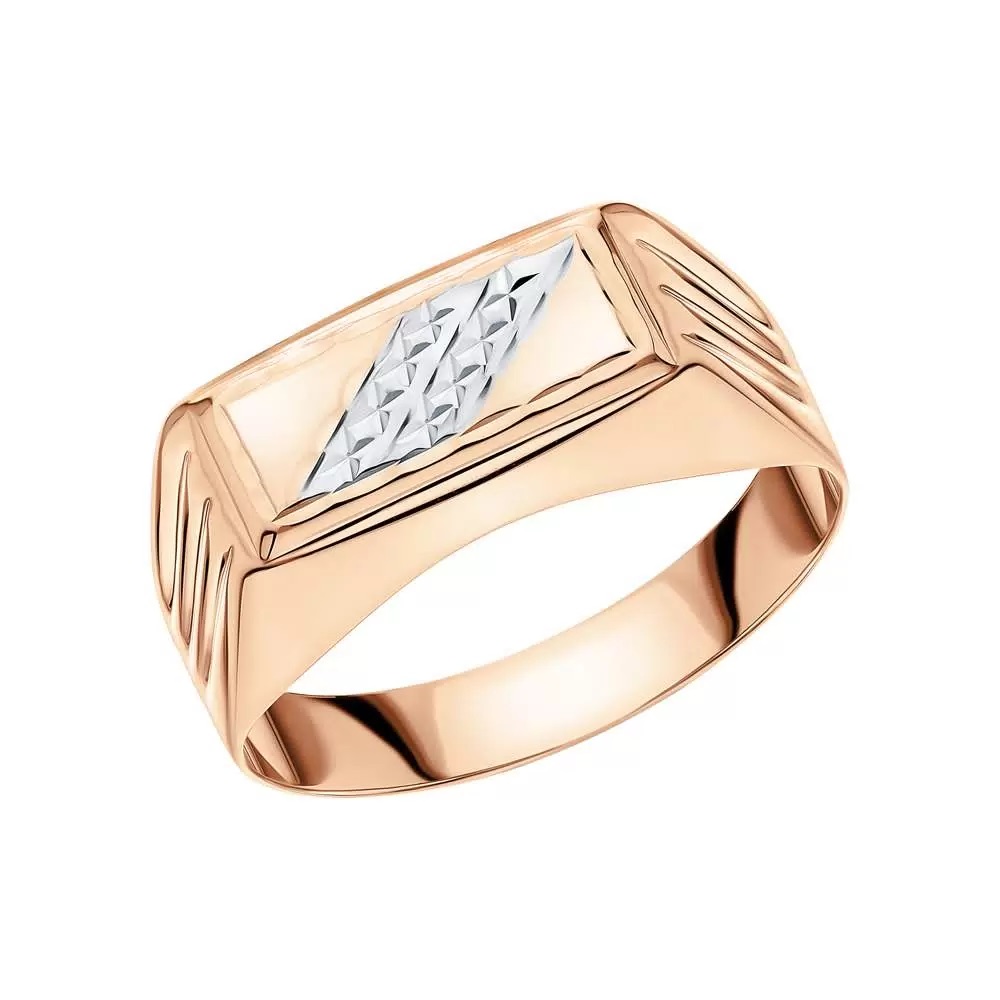 Кольцо печатка (Au 585) 1109910 1 1